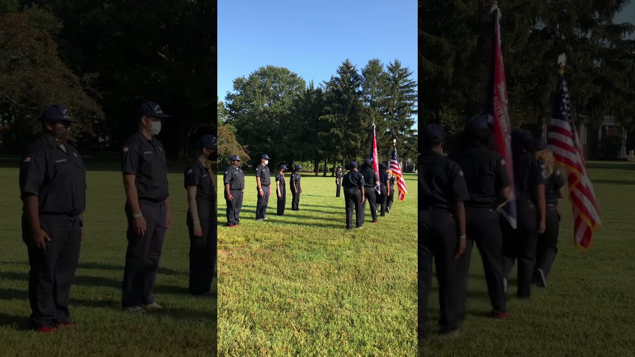 Flag ceremony for Sea Scouts Safety at Sea Day