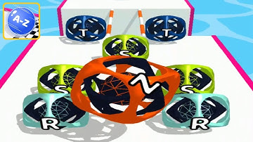 AZ Run - 2048 ABC Runner ! All Levels Gameplay (190-193) android, ios