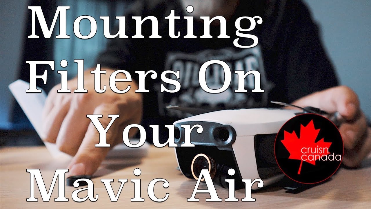 How To Mount / Install Filters On Your Mavic Air!