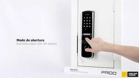 Fechadura Digital Biométrica Pado!
