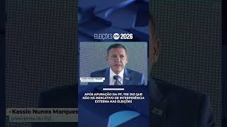 TSE diz que não há indicativo de interferência externa nas eleições | #sbtnews