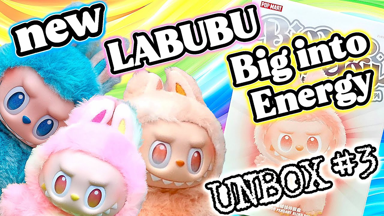 未開封LABUBU THE MONSTERS Big into Energy THE MONSTERS Big into Energy Series-Vinyl Plush Pendant
