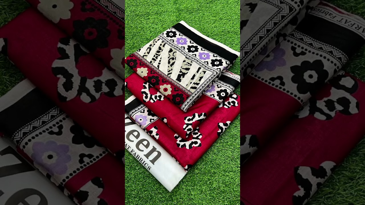 Front  Digital Printed  LAWN Back & Sleeves   Digital Printed  VOIL LAWN DUPATTA