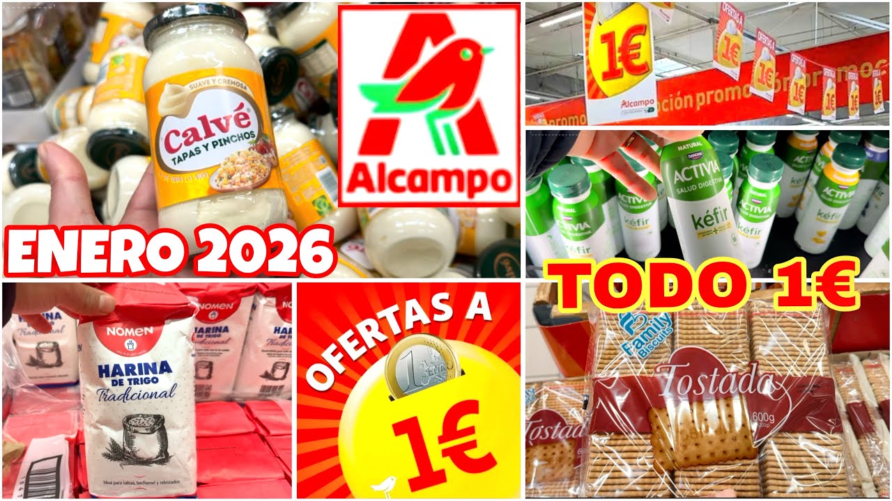 🔥 Alcampo: ВСЕ ПО 1 € ❗️Предложения на продукты питания | Чистящие средства | Скидки на ведущие б...