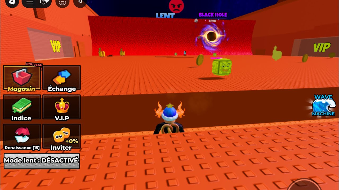 Admin abuse sur tsunami for brainrot (Jouvre que des lucky block )