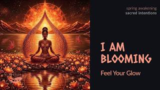 I Am Blooming  528hz Guided Meditation  Healing Humming