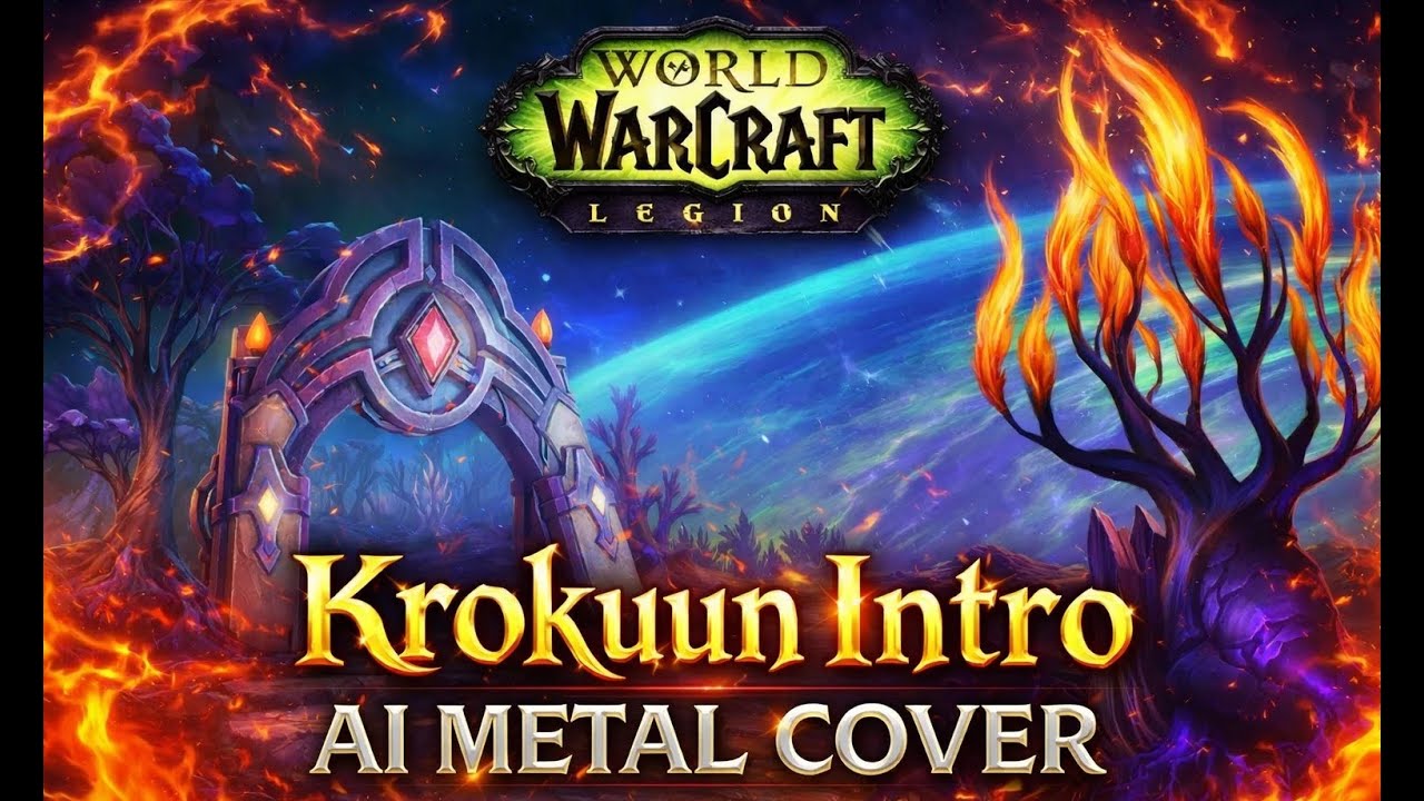 World of Warcraft: Legion - Krokuun Intro Theme | AI METAL COVER by Roman Samartsev