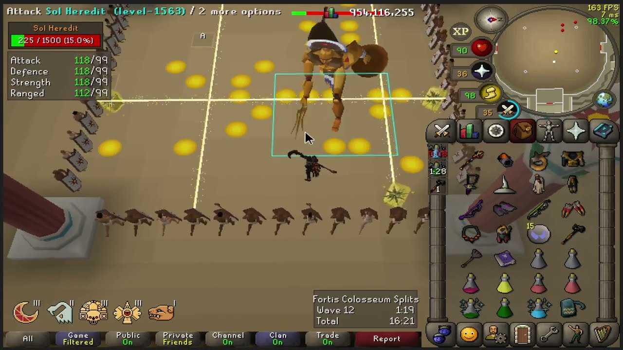 OSRS - Fortis Colosseum Oblivion Diary Speed Time (Sub 17)