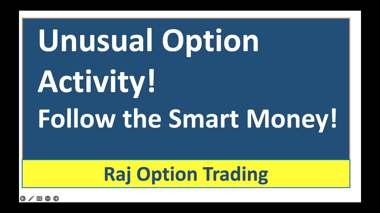 Unusual Option Activities - Follow Smart Money - YouTube