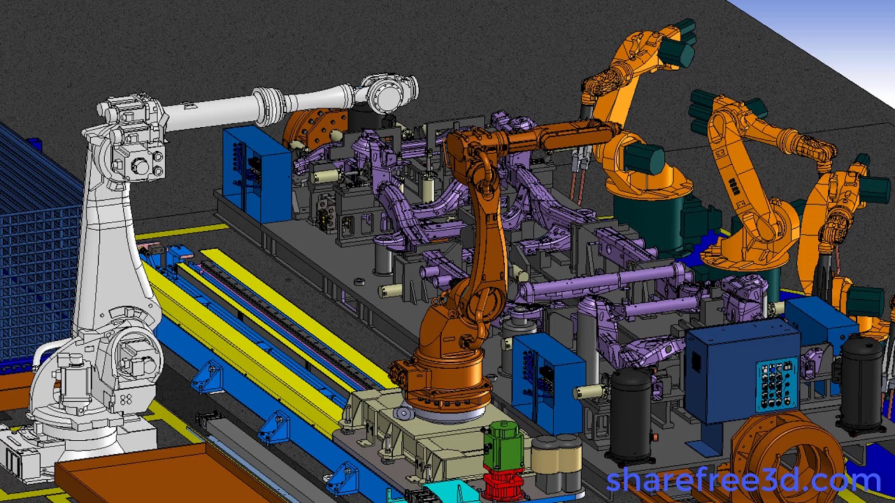 Welding fixture tilt table full || Download free 3D models 