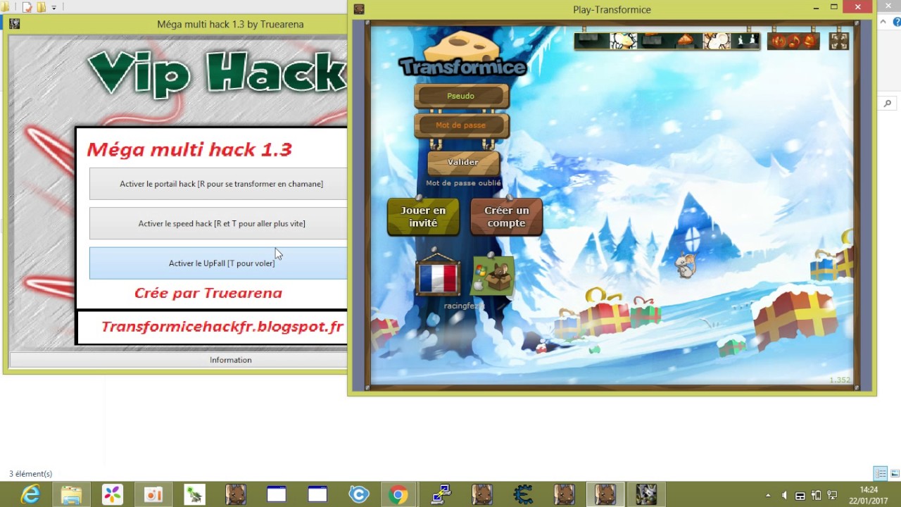 Transformice - Méga multi hack 1.3 [ON]