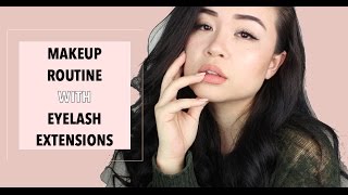 Everyday Makeup Tutorial w/ Eyelash Extensions | FashioNica