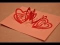 Heart Pop Up Card Template Free