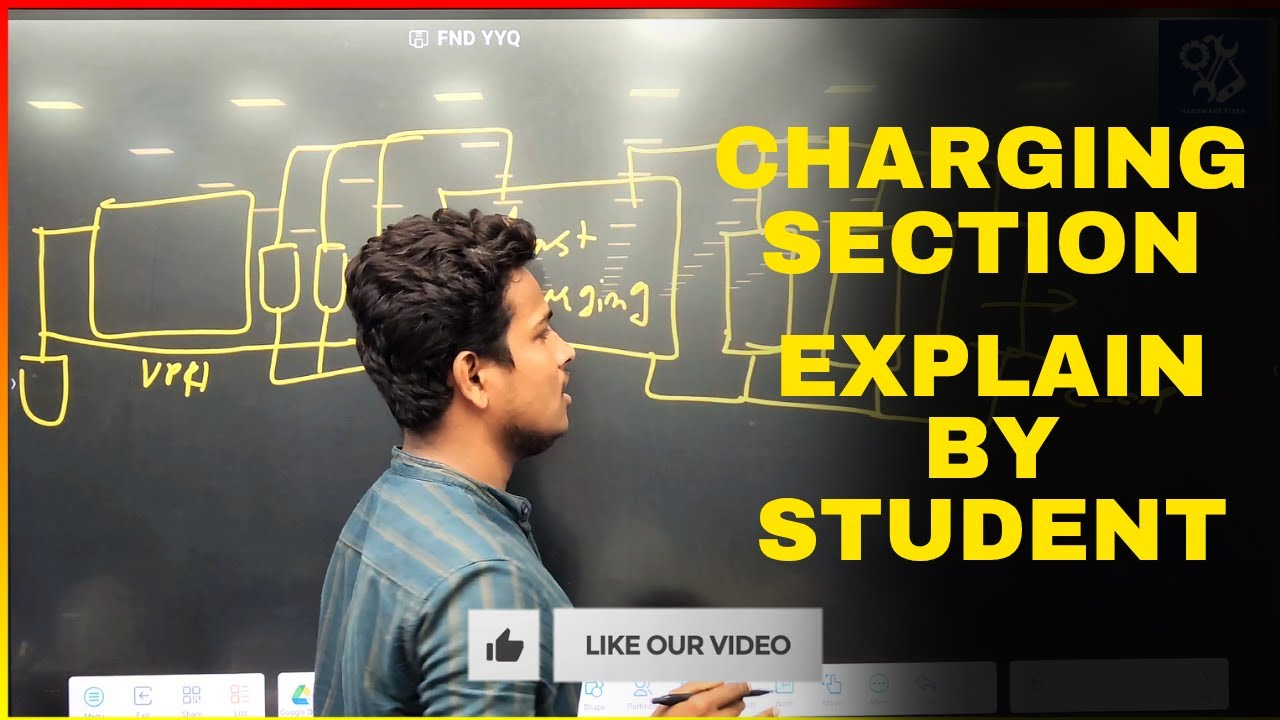 Charging Section Explain By Student || Mobile Repairing Course || 