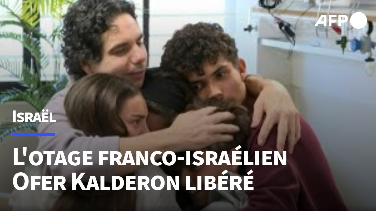 Libération de l'otage franco-israélien Ofer Kalderon | AFP