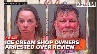 Alabama ice cream shop owner, husband charged with harassing customer over review