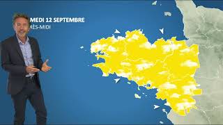 Bulletin météo pour le samedi 12 septembre 2026