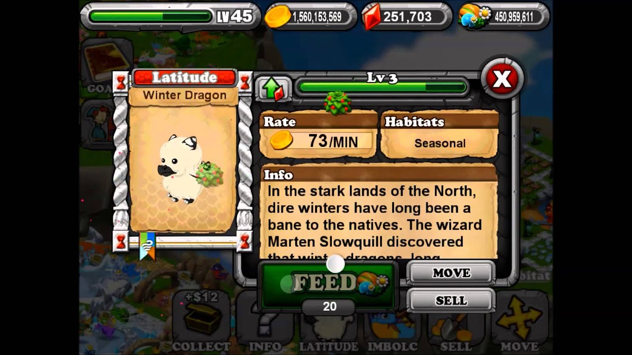 DragonVale How to Breed Winter Dragon + 10k GEMS WINNER EVERY VIDEO [HD