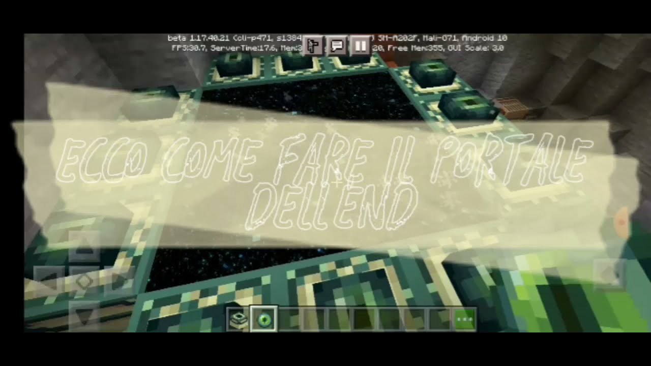 come fare il portale dell'end - YouTube