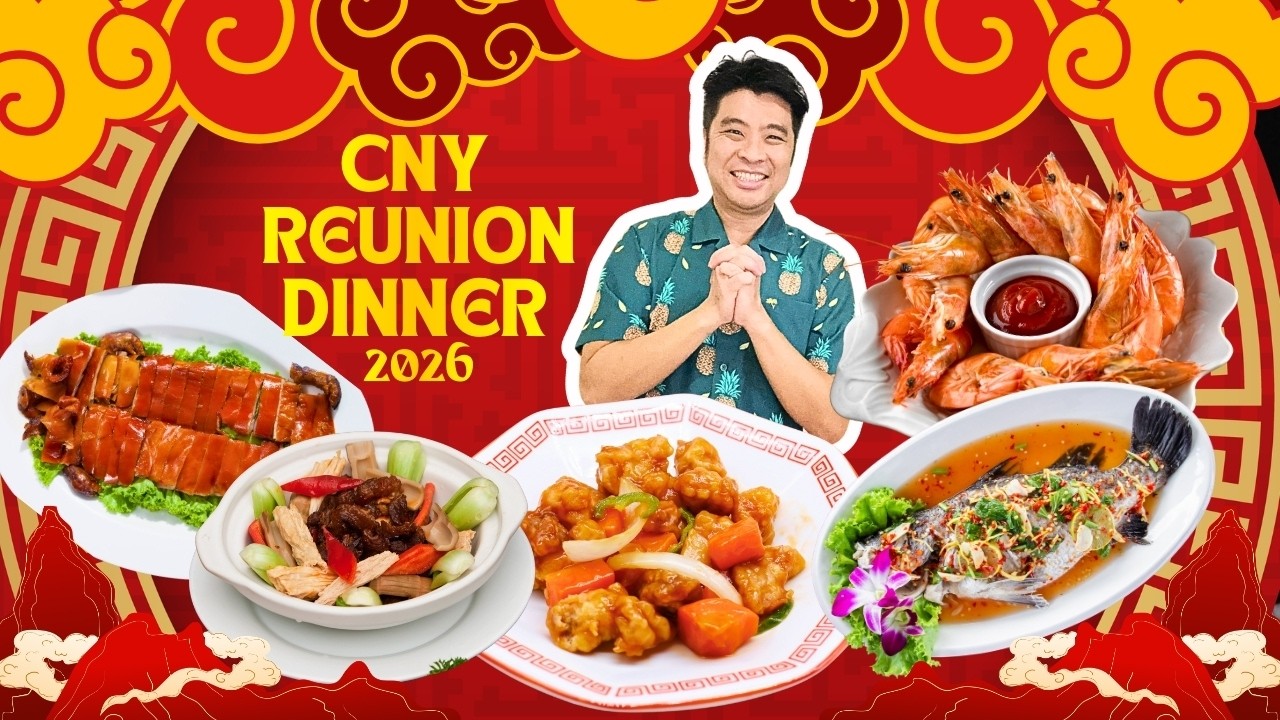 🐎🧧 Вся еда, которую я ела на ужине в честь китайского Нового года в ресторане CRC в Пенанге