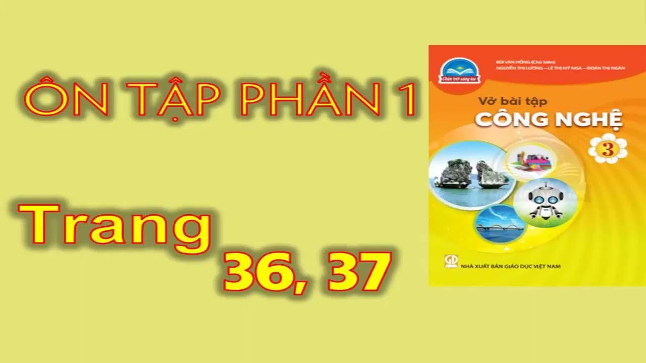 Vở bài tập công nghệ lớp 3 bộ sách chân trời sáng tạo... - youtube