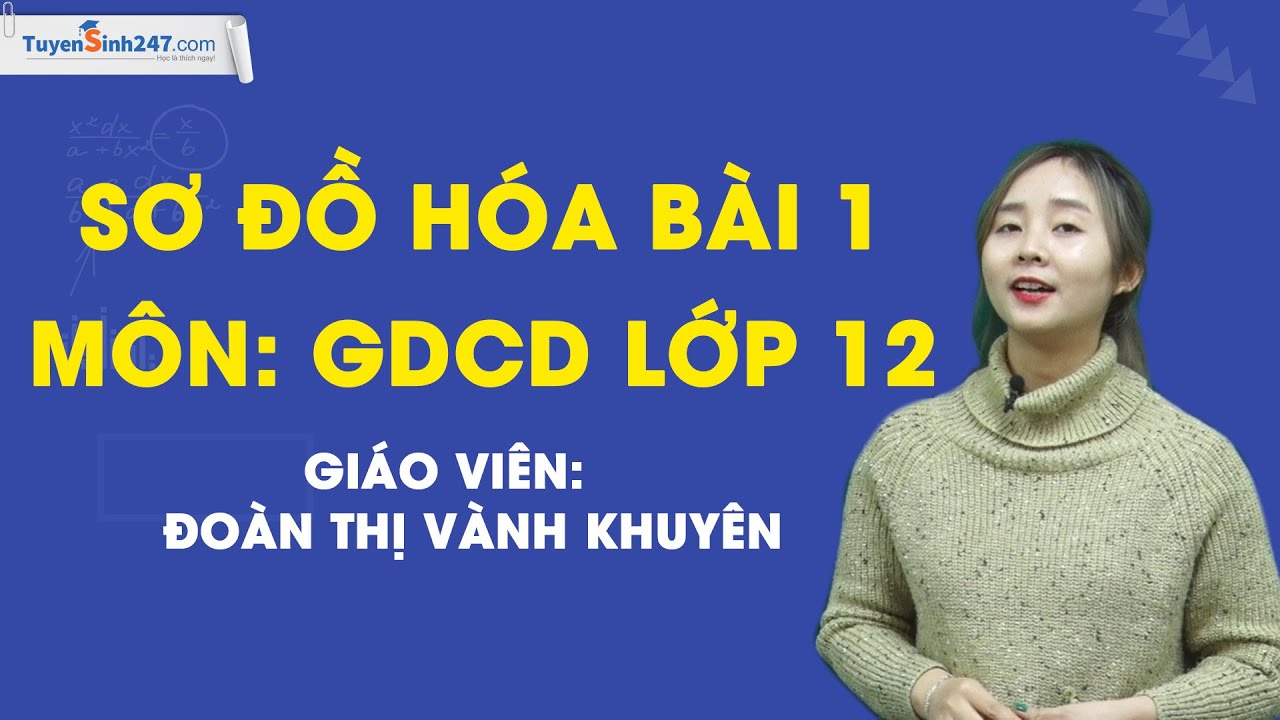Sơ đồ hóa bài 1: Pháp luật với đời sống - GDCD - Lớp... - youtube