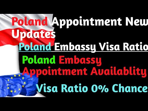 Poland Embassy Appointment || Poland embassy visa ratio 2023 - YouTube