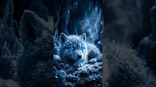 🔥 This Ice Wolf Just Woke Up... ❄️🐺 #shorts