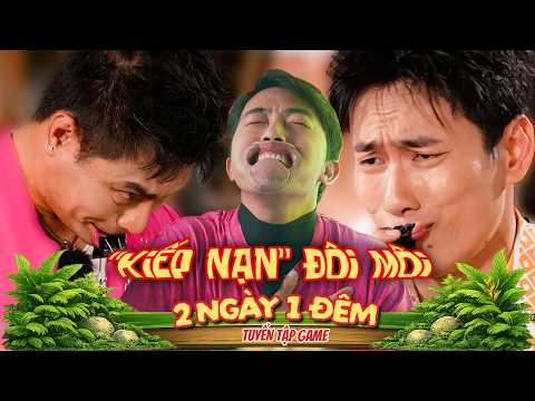 2 Days 1 Night - Game Highlights: Ngan and Diem in AGONY while "LIFTING OBJECTS WITH THEIR LIPS",...