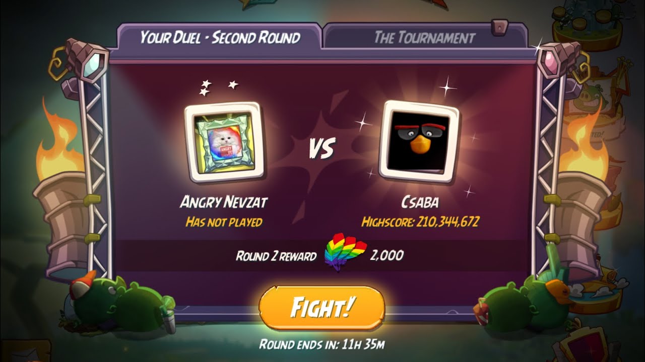 Rowdy Rumble - 2nd Round, 1st Try - No Red,Blues,Chuck,Matilda - Angry ...