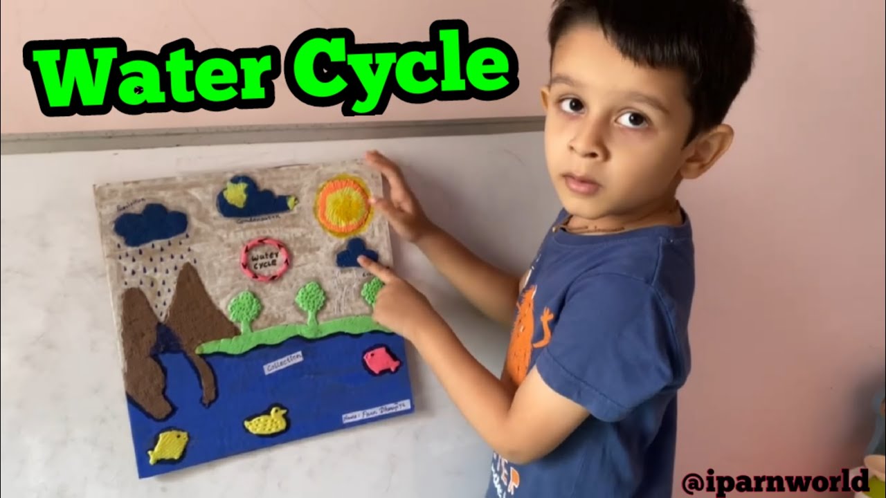 Water Cycle - DIY Science Project - Hydrologic (Water) Cycle home learning by iparn