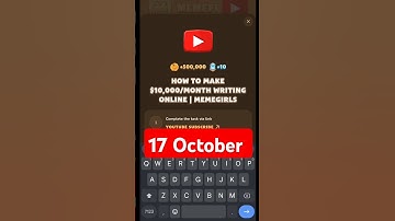 HOW TO MAKE $10,000/MONTH WRITING ONLINE | MEMEGIRLS #memefi #airdrop