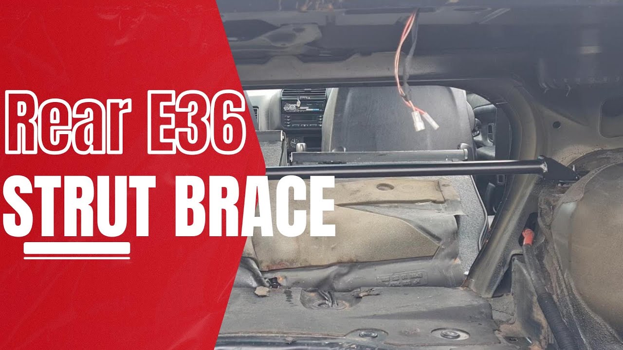 Installing a Rear Strut Brace from DriftShop on My BMW E36