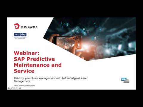 WEBCAST: SAP Predictive Maintenance and Service