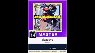 【譜面確認用】deadeye MASTER【チュウニズムNEW外部出力】