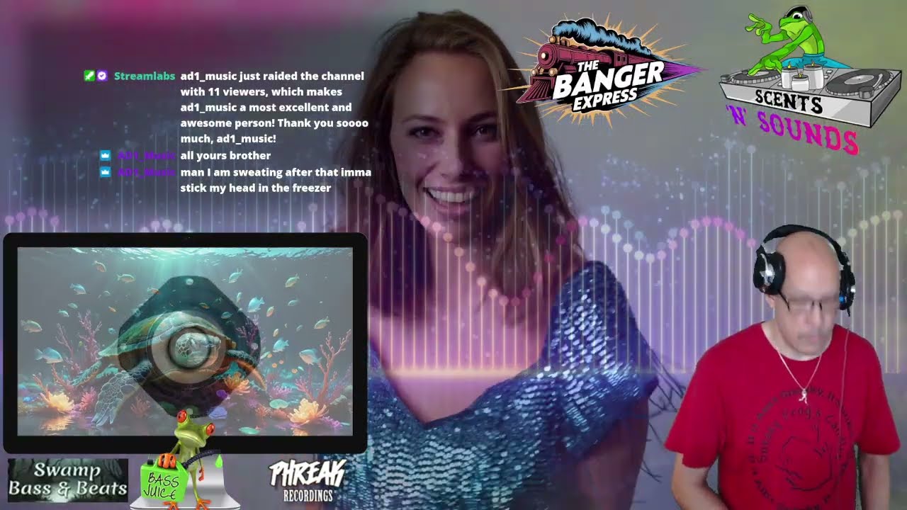 D 'n' B Bangers!  Sneaky Frog's Candles Twitch live stream on Banger Express -- June 21, 2025.