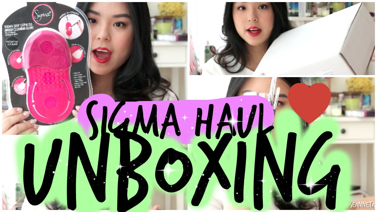 SIGMA Haul Unboxing | Sigma Brushes & Make-up & Giveaway!