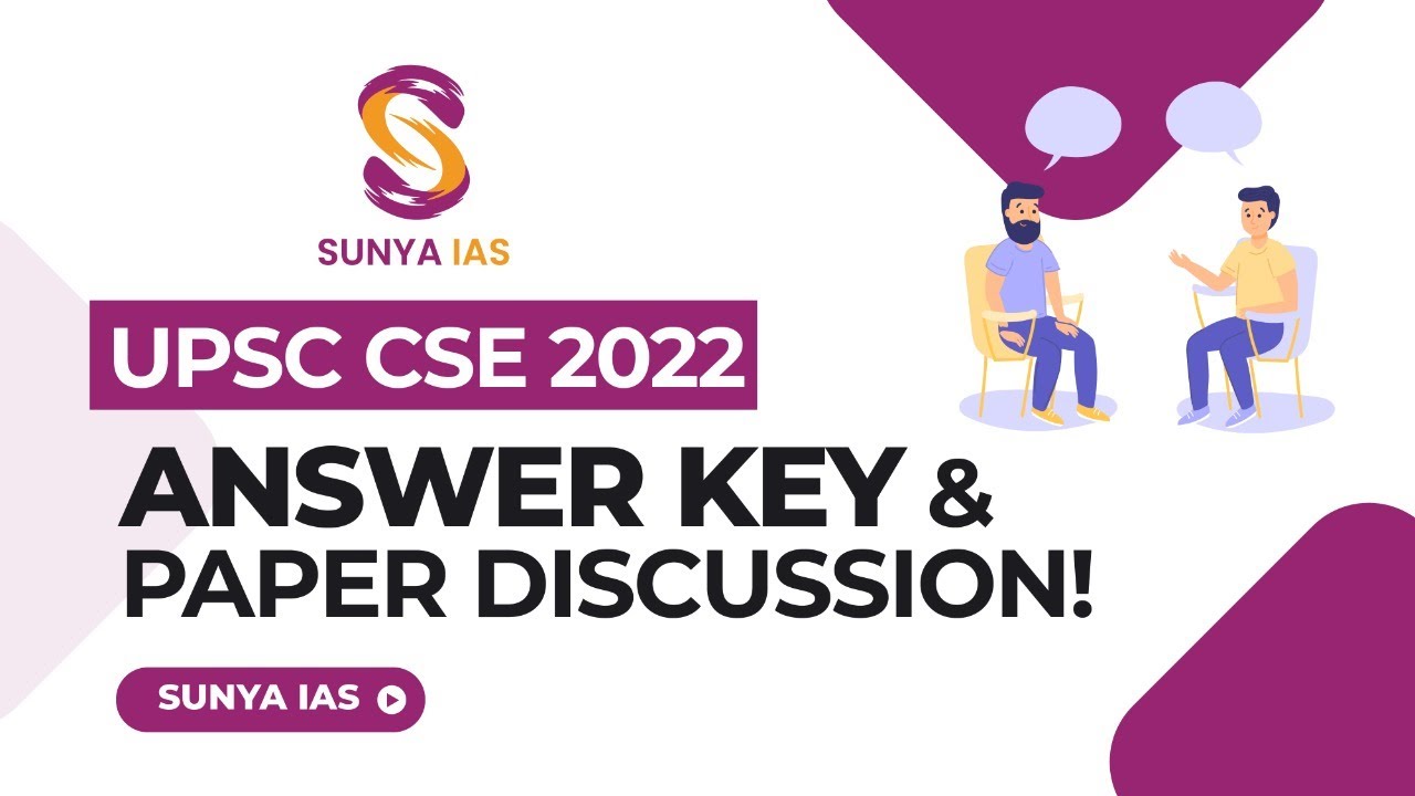 UPSC Prelims 2022 Answer Key | Polity and Environment | Sunya IAS