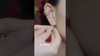 Latest D Earring Design With Turkish Jewellery Intakı