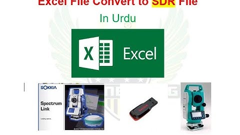 Excel Data convert to SDR File for Total Station