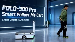 FOLO-300 Pro Smart Follow-Me Cart | Autonomous Material Handling Robot