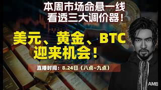 2026/8/24 本周市场命悬一线,看透三大调价器,美元、黄金、BTC迎来机会!【老雷财经直播】全球资产配置|全球投资地图|中美贸易战美日、美澳稀土协议|美股财报季|美联储降息欧股财报季|日经半导体
