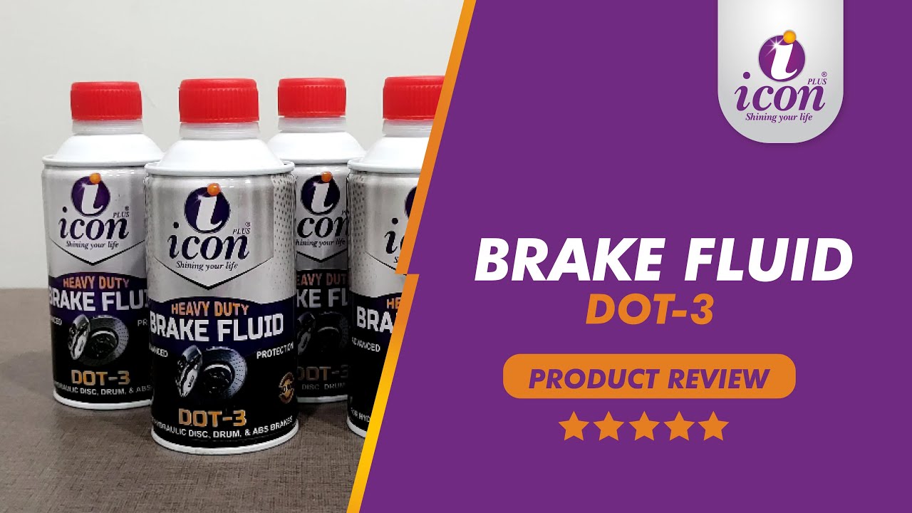 ICON PLUS BRAKE FLUID DOT 3 YouTube