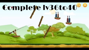 Complete lv# 36to40# knock down bottles#Gaming zone videos#