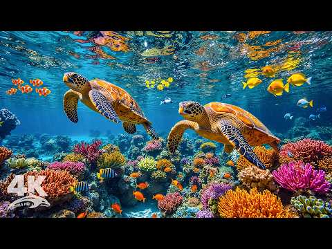 AQUARIUM 4K ULTRA HD – Vibrant Sea Life & Soothing Ocean Views for Relaxation