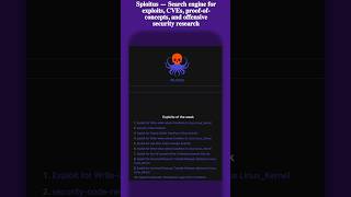 Sploitus: Exploit &amp; Vulnerability Intelligence Search Engine