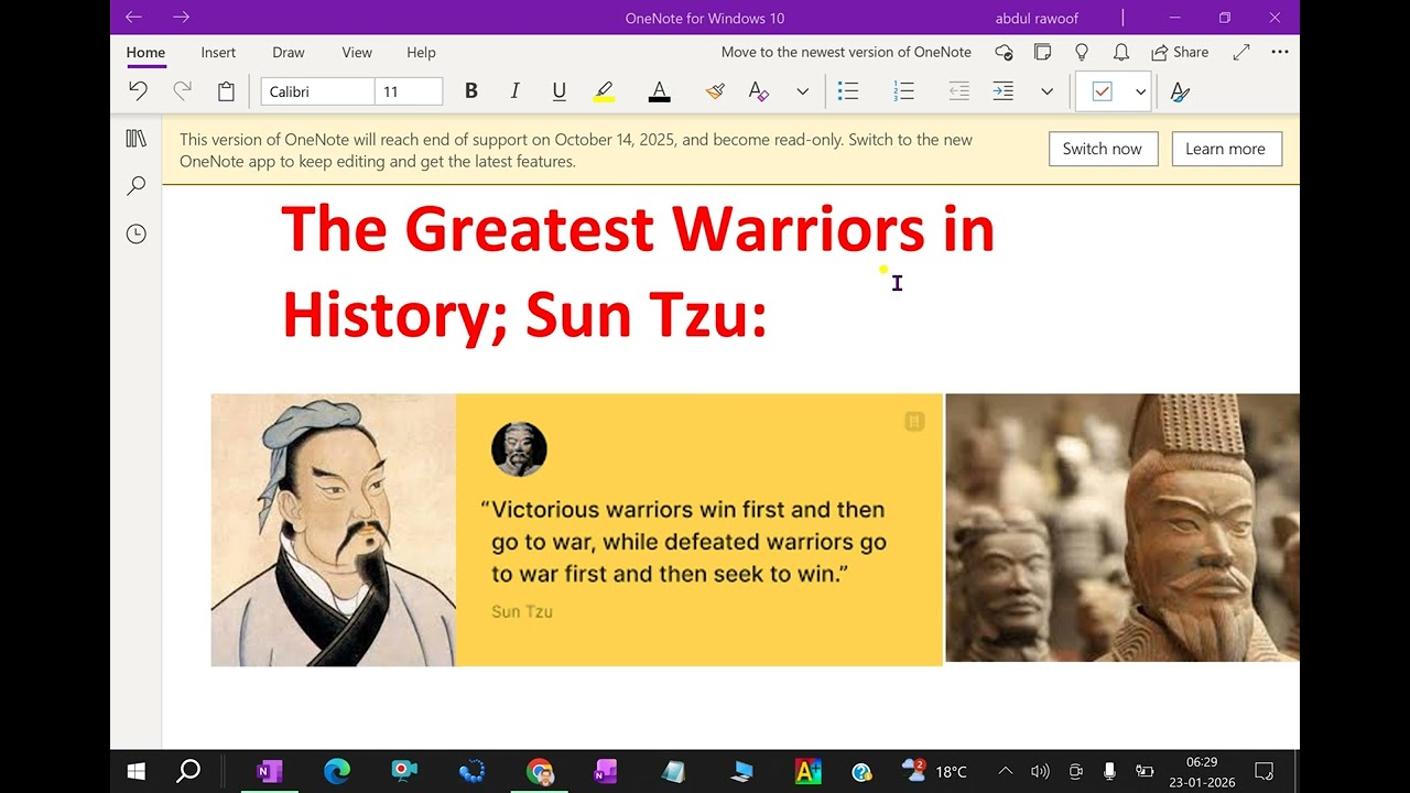 The Greatest Warriors in History; Sun Tzu:- 10. 