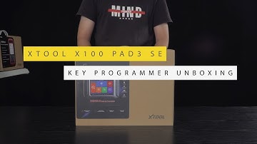 XTOOL X100 PAD3 SE OBD2 Key Programmer Unboxing