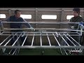 アルミビニール巻取り機　一体タイプ　収穫台車への取り付け方と使用方法動画