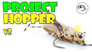 Fly Tying Tutorial: REALISTIC Hopper Fly Pattern: Project Hopper v2